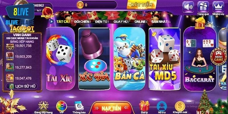 Các trò chơi nổi bật tại sân chơi VN88